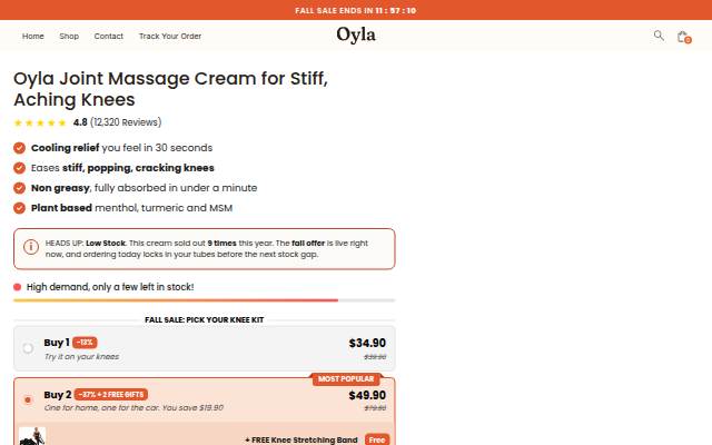 Startseite von Oyla