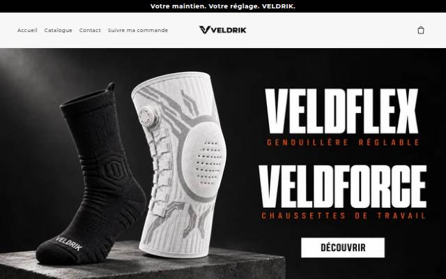 Startseite von VELDRIK