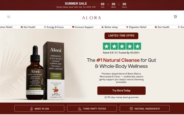 Alora storefront