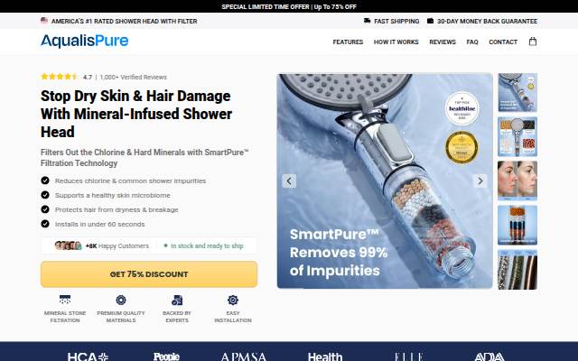 AqualisPure storefront