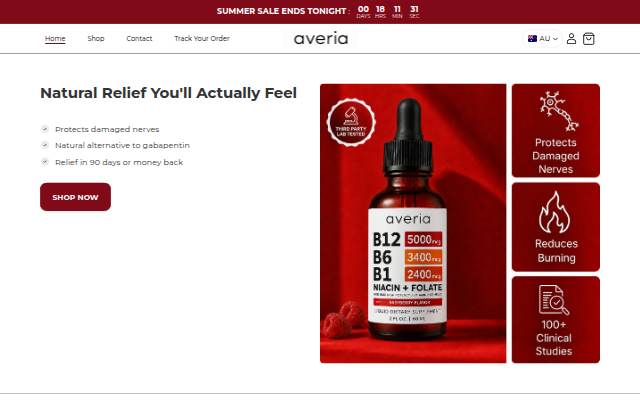 Averia storefront