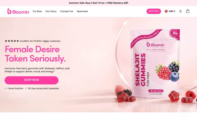 Bloomin storefront