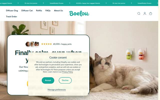 Startseite von Boelou EU