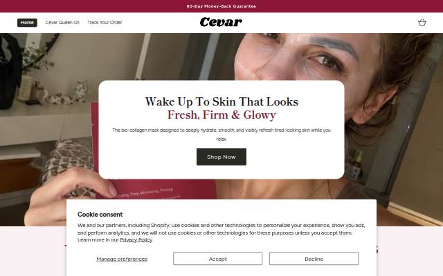 Cevar storefront