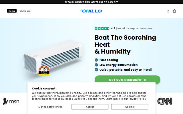 Chillo storefront