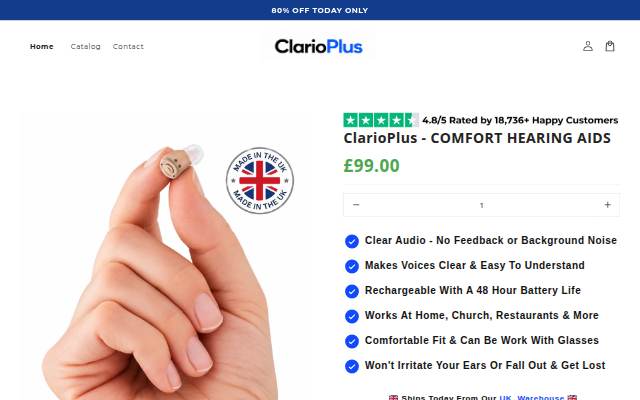 ClarioPlus storefront