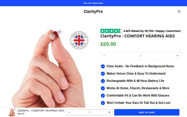 Montra da ClarityPro