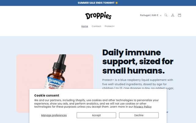 Vitrine de Droppies