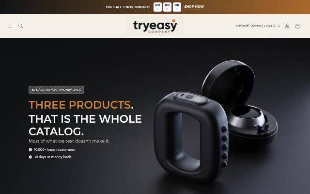TryEasyCompany storefront