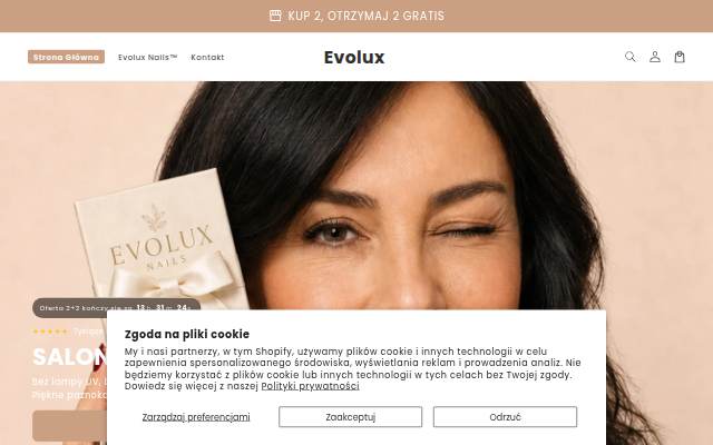 Evolux storefront
