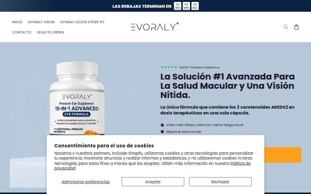 Evoraly storefront
