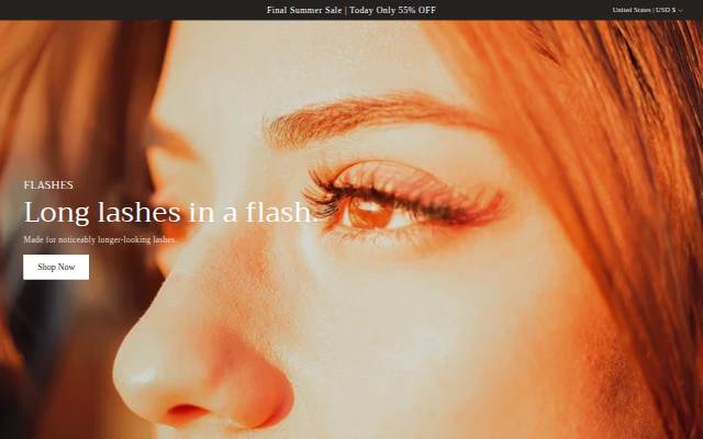 Flashes storefront