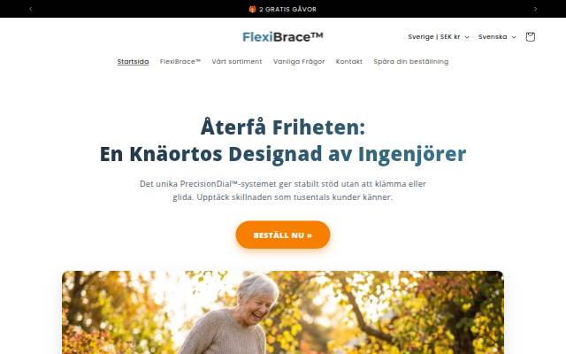 FlexiBrace storefront