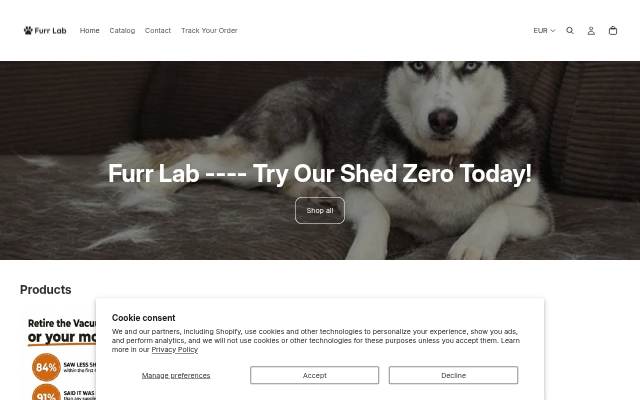 Furr Lab storefront