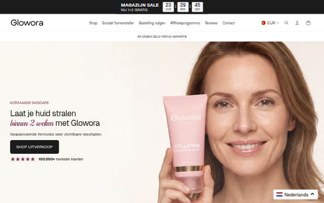 Glowora storefront