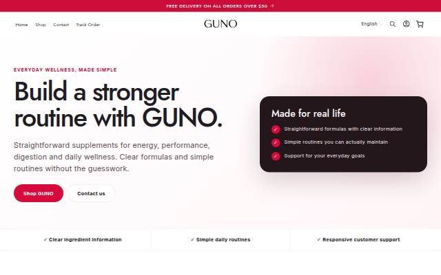 GUNO storefront