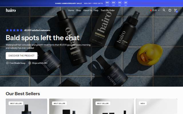 HAIRO storefront