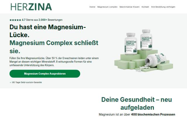Herzina Sale Page storefront