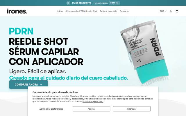 Irones storefront