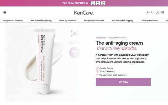 KoriCare storefront