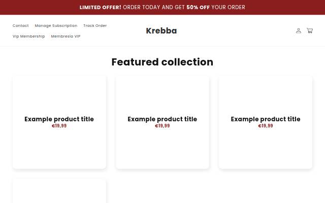 Krebba storefront