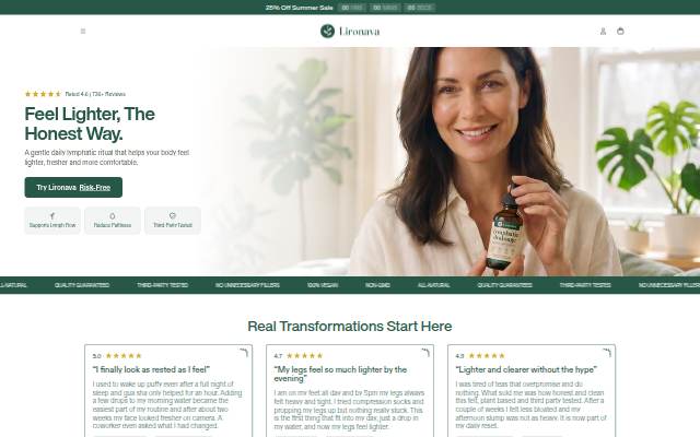 Lironava storefront
