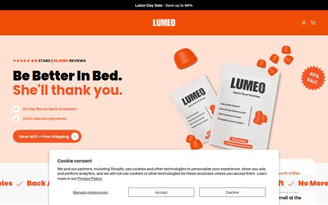 trylumeo.com storefront