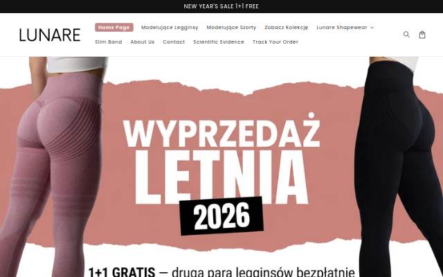 Lunare storefront