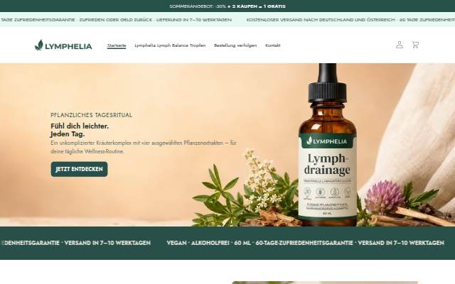 Lymphelia storefront
