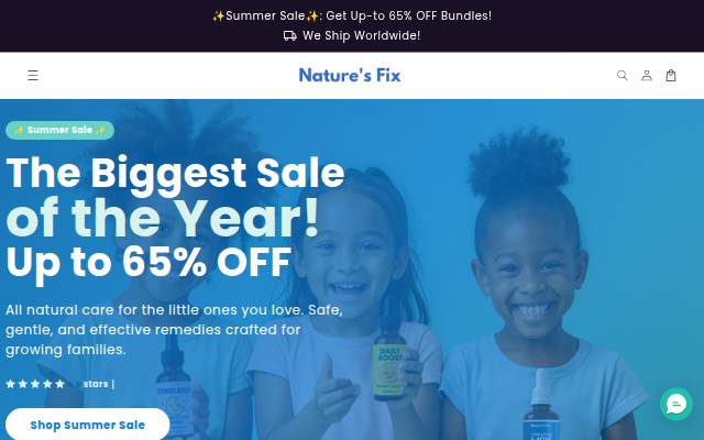 Try Nature's Fix storefront