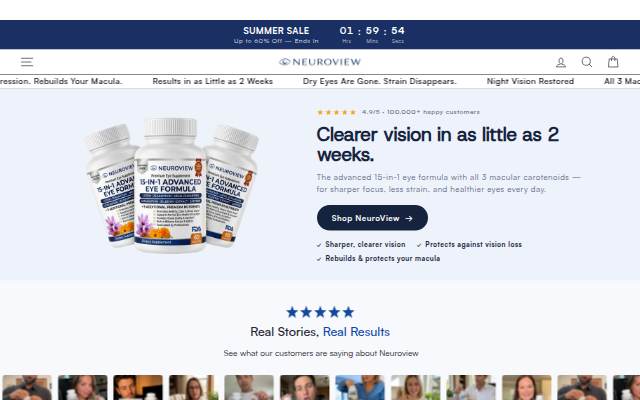 Neuroview storefront