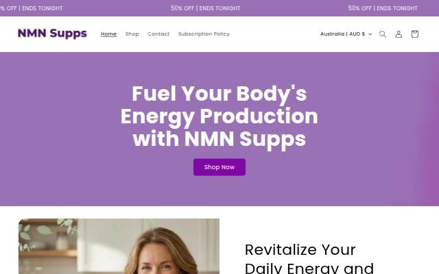 NMN storefront