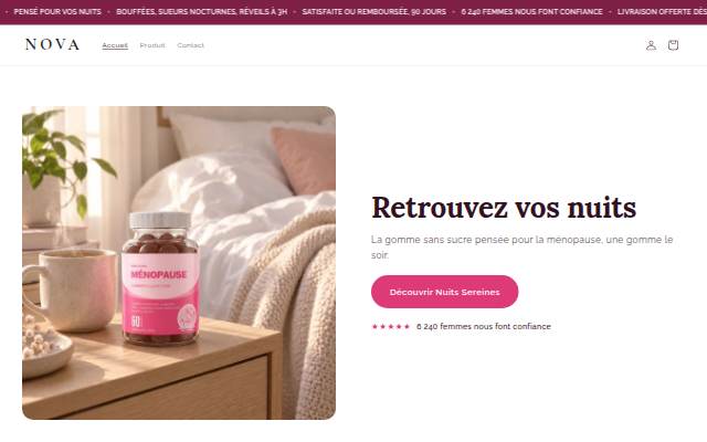 NOVA storefront