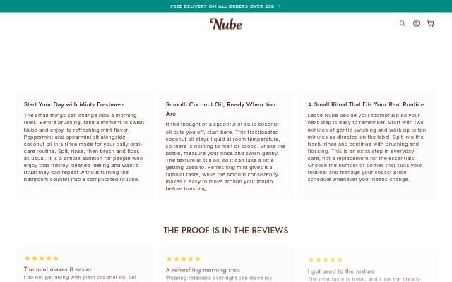 Startseite von Nube®