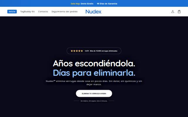 NUDEX storefront