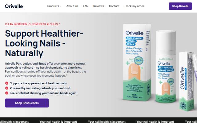 Orivelle™ Official Site storefront