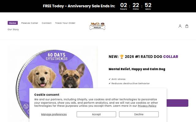 PawLax storefront