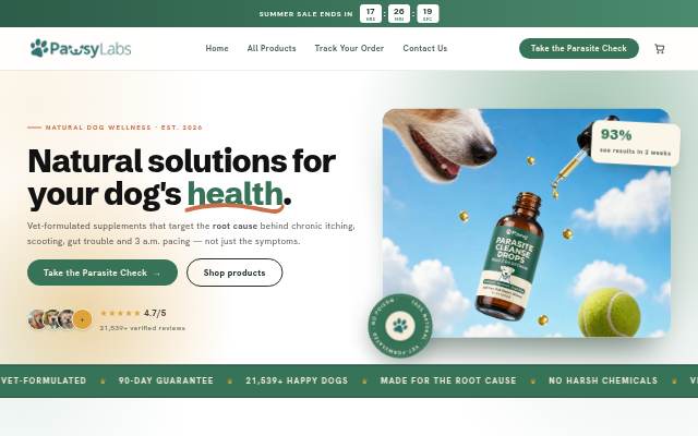 Pawsy storefront