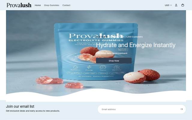 Try Provalush storefront