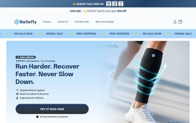 Reliefly™ storefront