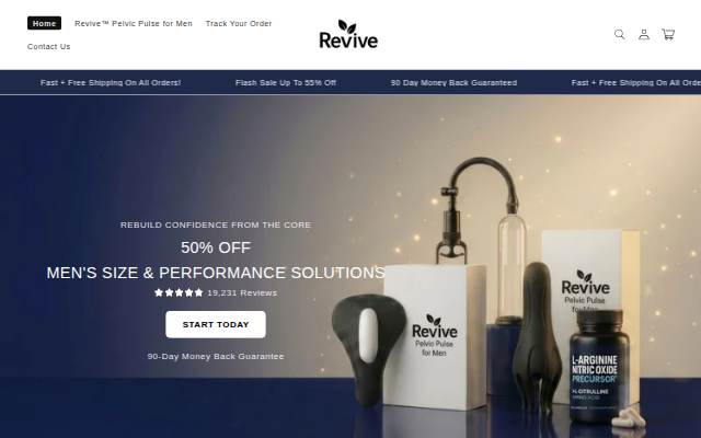 Revive storefront