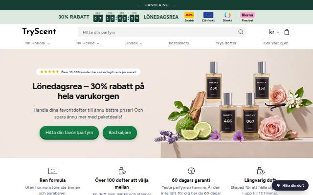 TryScent storefront
