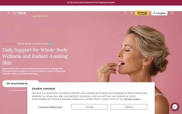 Sculptique storefront