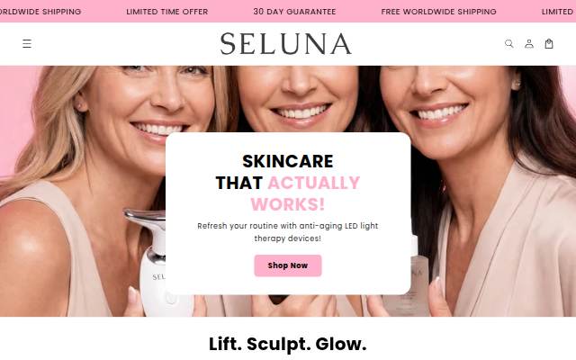 Seluna storefront