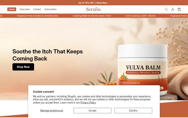 Serafin storefront