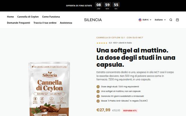 Silencia storefront