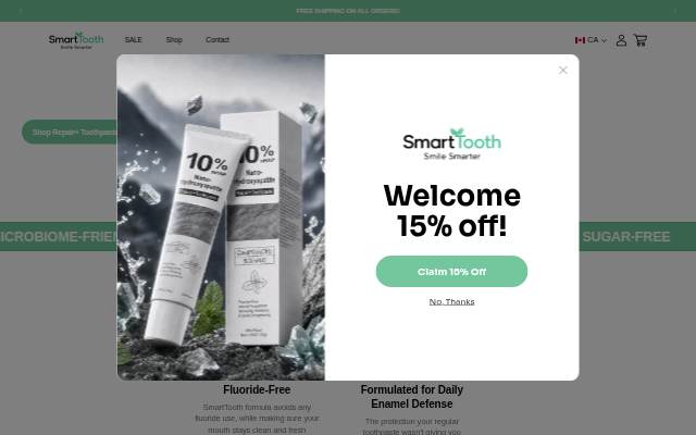 SmartTooth storefront
