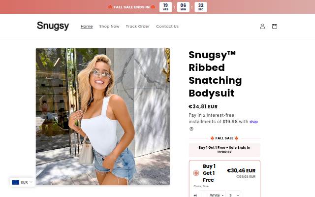 Snugsy storefront