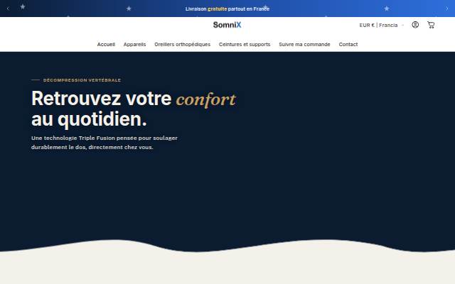 SomniX storefront
