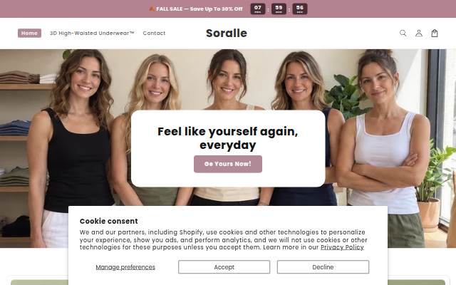 Soralle storefront